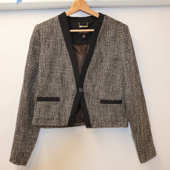 Dana Buchman Jacket One Button Front Sophisticated Jacket Women Size M - Picture 3 of 16